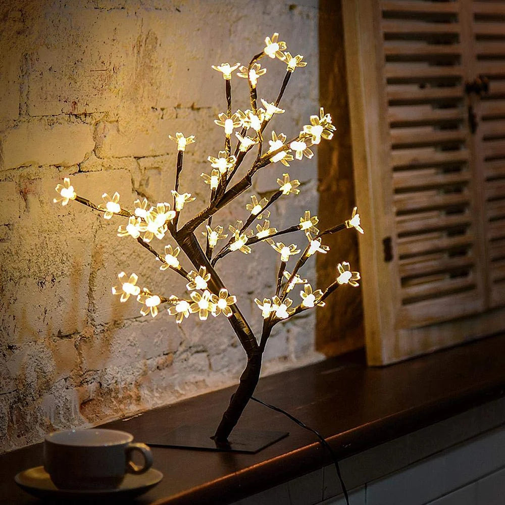 Cherry Blossom Tree LED Table Lamp