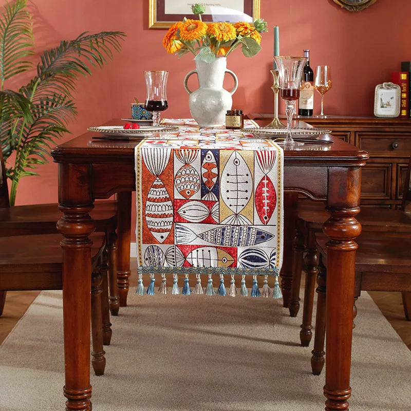 Premium American Fabric Art Table Runner