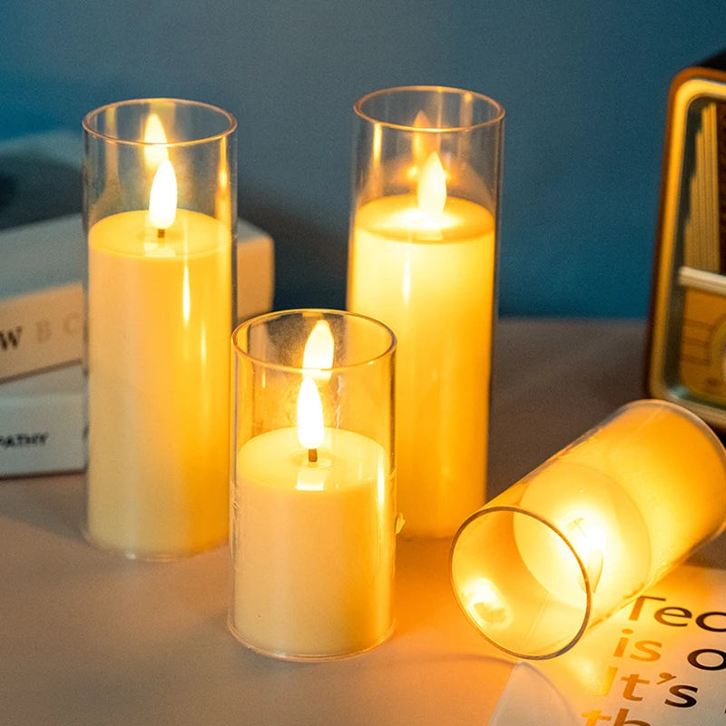 Flameless Flickering LED Tealight Candle Set