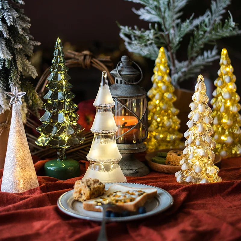 Christmas Tree Glass LED Light