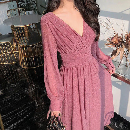 Elegant Vintage Maxi Dress