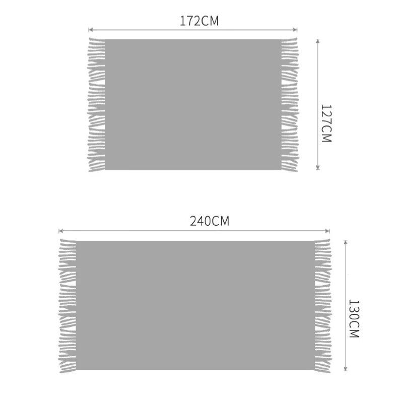 Thickened Knitted Corn Grain Blanket