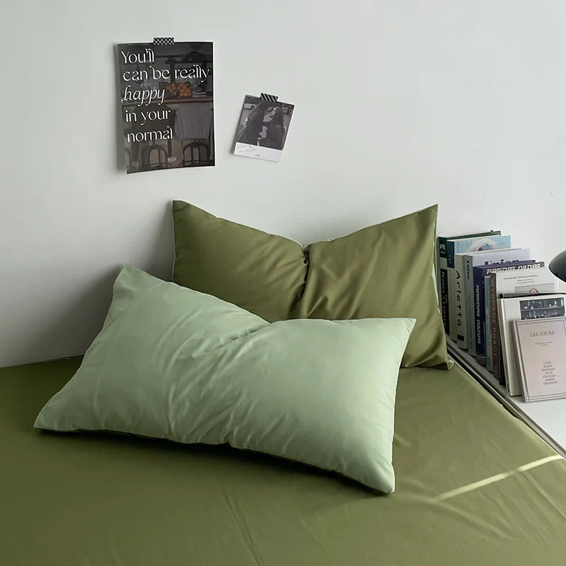 Solstice Home Green Bedding Set