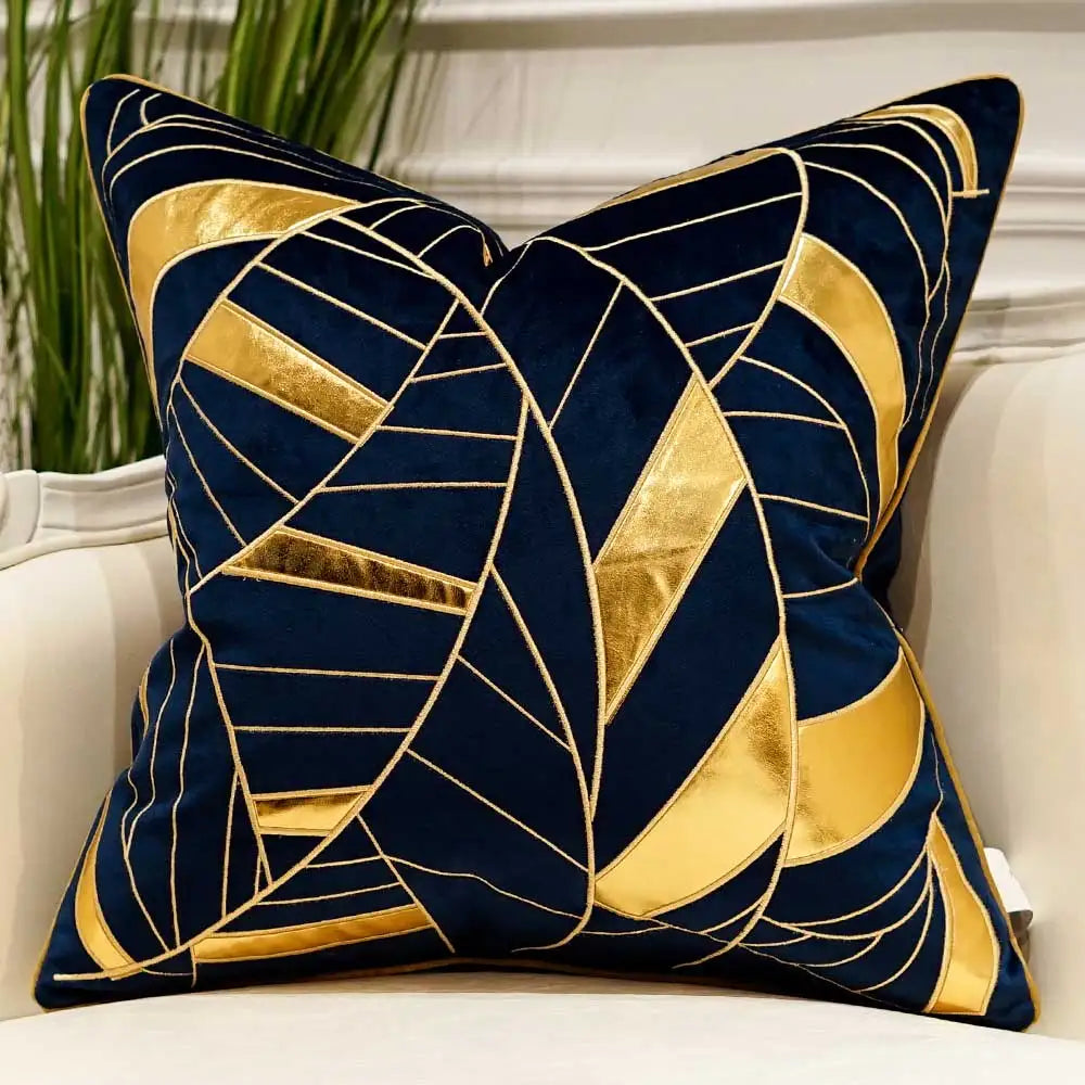 Luxury Geometric Velvet Cushion Cover