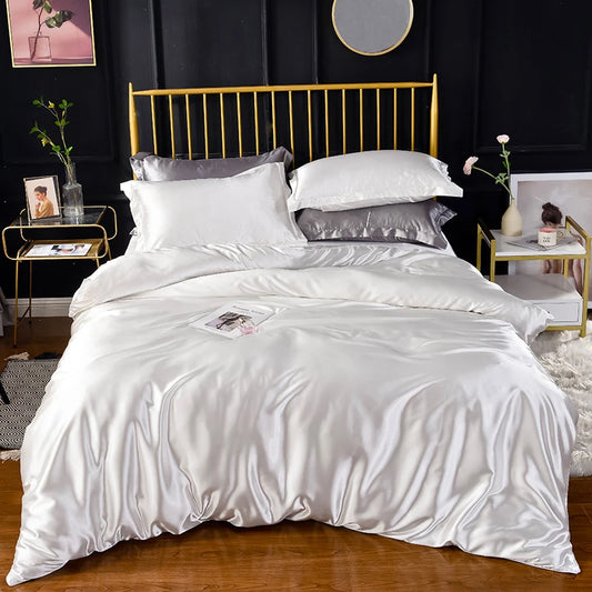 Luxury High-End Rayon Satin Bedding Set